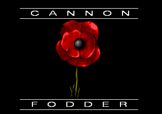Заставка игры Cannon Fodder